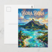 Bora Bora Frans-Polynesië Briefkaart (Voorkant / Achterkant)