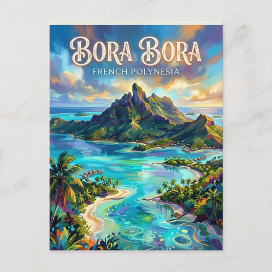 Bora Bora Frans-Polynesië Briefkaart (Voorkant)