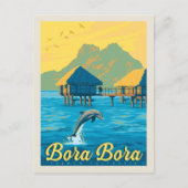 Bora Bora, Frans-Polynesië Briefkaart (Voorkant)