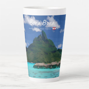 Bora Bora, Frans-Polynesië - Groot strandresort Latte Mok