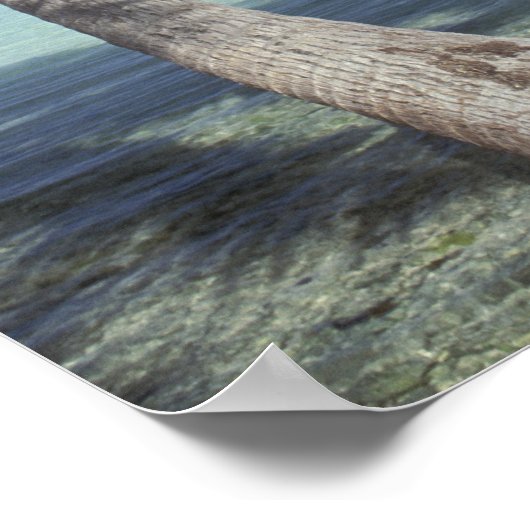 Bora Bora, Frans Polynesië Mt. Otemanu, gezien Poster (Hoek)