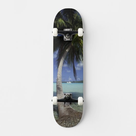 Bora Bora, Frans Polynesië Mt. Otemanu, gezien Skateboard (Voorkant)