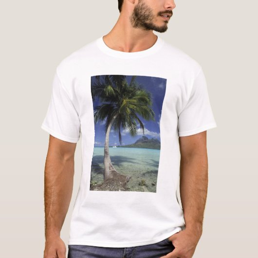 Bora Bora, Frans Polynesië Mt. Otemanu, gezien T-shirt (Voorkant)