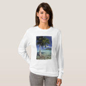 Bora Bora, Frans Polynesië Mt. Otemanu, gezien T-shirt (Voorkant volledig)