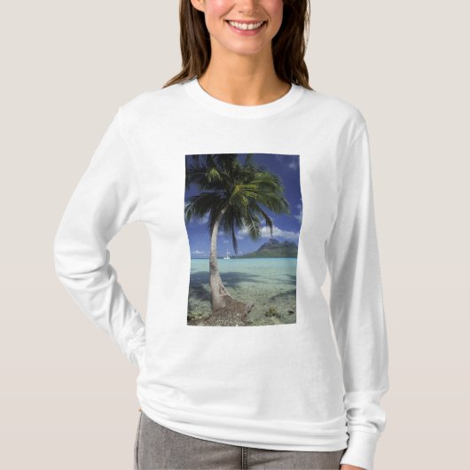 Bora Bora, Frans Polynesië Mt. Otemanu, gezien T-shirt (Voorkant)
