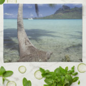 Bora Bora, Frans Polynesië Mt. Otemanu, gezien Theedoek (Gevouwen)