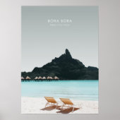 Bora Bora, Frans-Polynesië Reiswerk Poster (Voorkant)