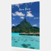 Bora Bora, Frans-Polynesië - Strandresort Acryl Bord (Hoek)