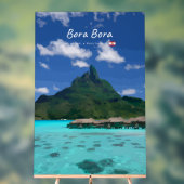 Bora Bora, Frans-Polynesië - Strandresort Acryl Bord (Neutraal)