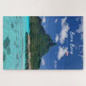 Bora Bora, Frans-Polynesië - Strandresort Legpuzzel (Horizontaal)