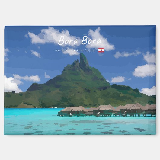 Bora Bora, Frans-Polynesië - Strandresort Magneet (Voorkant)