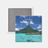 Bora Bora, Frans-Polynesië - Strandresort Magneet (Voorkant / Achterkant)