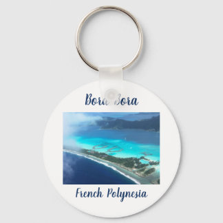Bora Bora, Frans-Polynesië, van de lucht Sleutelhanger