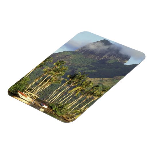 Bora Bora, Frans Polynesië Waterfront en Magneet (Linkerzijde)