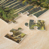 Bora Bora, Frans-Polynesië Waterfront scène en Legpuzzel (Zijkant)