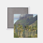 Bora Bora, Frans-Polynesië Waterfront scène en Magneet (Voorkant / Achterkant)