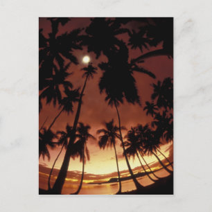 Bora Bora, Frans-Polynesië Zonsondergang door Briefkaart