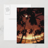 Bora Bora, Franse Polynesië Sunset shot door Briefkaart (Voorkant / Achterkant)