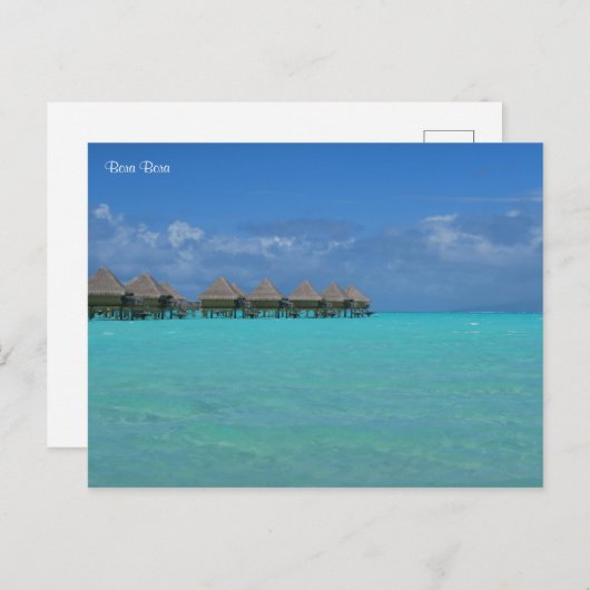 Bora Bora French Polynesia Briefkaart (Voorkant / Achterkant)