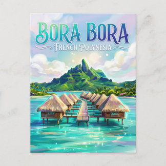 Bora Bora French Polynesia Briefkaart