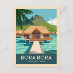 Bora Bora French Polynesia Briefkaart