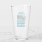 Bora Bora French Polynesia Travel  Art Glas (Achterkant)