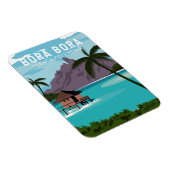 Bora Bora French Polynesia Travel  Art Magneet (Rechterzijde)