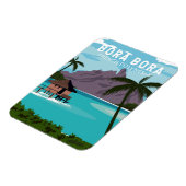 Bora Bora French Polynesia Travel  Art Magneet (Linkerzijde)