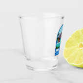 Bora Bora French Polynesia Travel Art Shot Glas (Links)