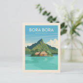 Bora Bora French Polynesia Travel Briefkaart (Staand voorkant)