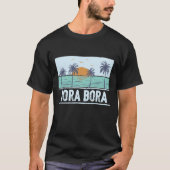 Bora Bora French Polynesia Tropical Sunset T-shirt (Voorkant)