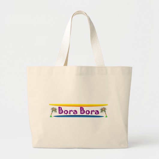 Bora Bora Grote Tote Bag (Voorkant)