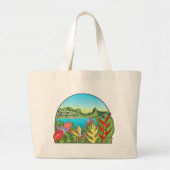 Bora Bora Grote Tote Bag (Voorkant)