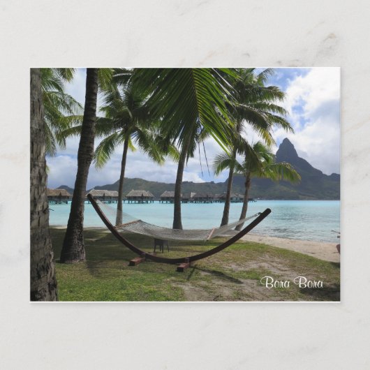 Bora Bora Hammock Briefkaart (Voorkant)