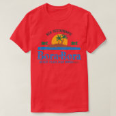 Bora bora ibiza versleten zomer t-shirt (Design voorkant)