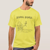 Bora Bora in brand T-shirt (Voorkant)