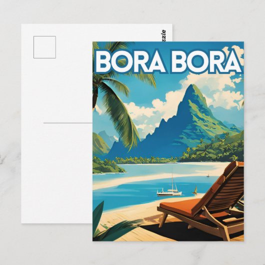 Bora Bora Island Briefkaart (Voorkant / Achterkant)