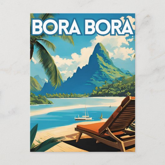 Bora Bora Island Briefkaart (Voorkant)