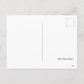 Bora Bora Island Feestdagenkaart (Achterkant)