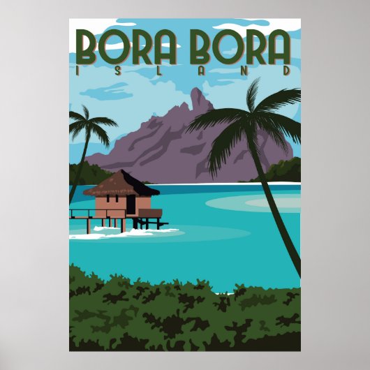 Bora Bora Island Poster (Voorkant)