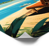 Bora Bora Island Poster (Hoek)