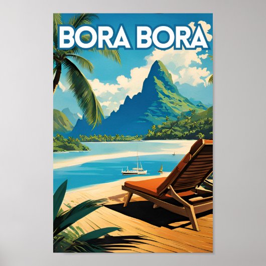 Bora Bora Island Poster (Voorkant)