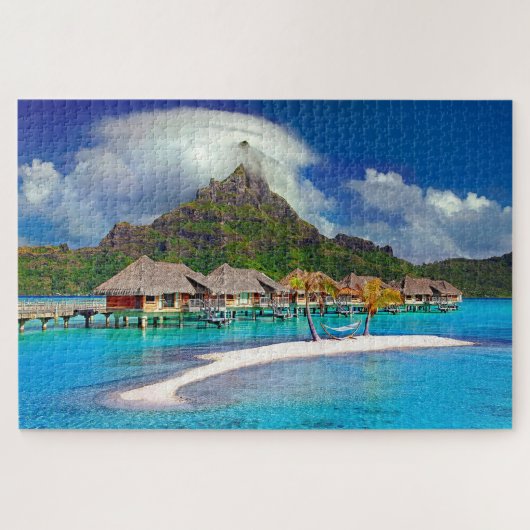 Bora Bora Jigzaag Puzzle Legpuzzel (Horizontaal)