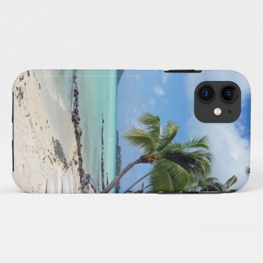 Bora Bora Lagoon iPhone Case (Achterkant (horizontaal))