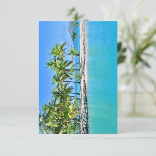 Bora Bora Lagoon Jigzaag Puzzle (Staand voorkant)