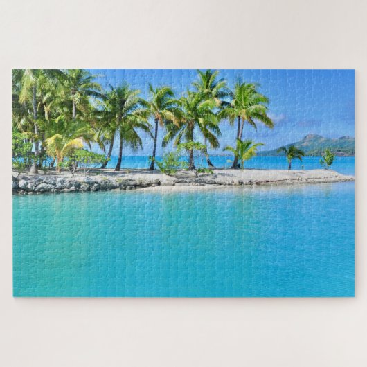 Bora Bora Lagoon Legpuzzel (Horizontaal)