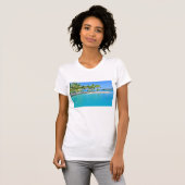 Bora Bora Lagoon T-shirt (Voorkant volledig)