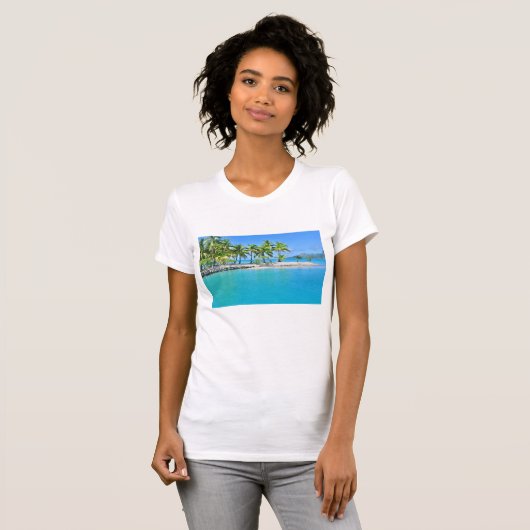 Bora Bora Lagoon T-shirt (Voorkant volledig)