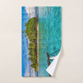 Bora Bora lagune Bad Handdoek (Handdoek)