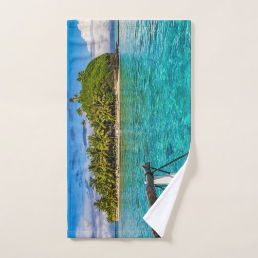 Bora Bora lagune Bad Handdoek (Handdoek)